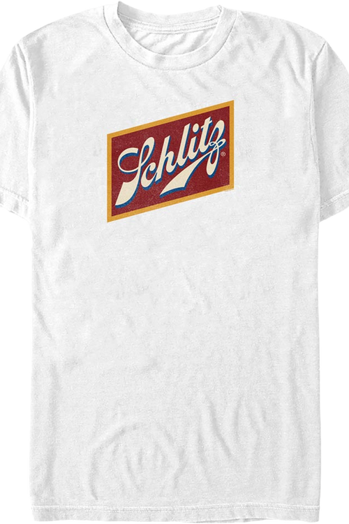 Framed Logo Schlitz Beer T-Shirt