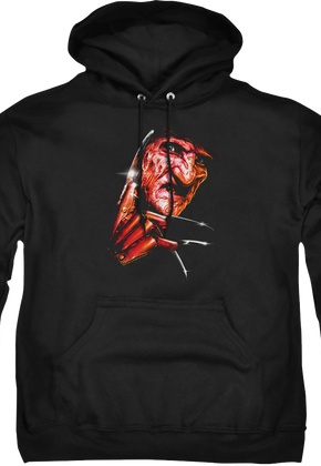 Freddy Close-Up Nightmare On Elm Street Hoodie