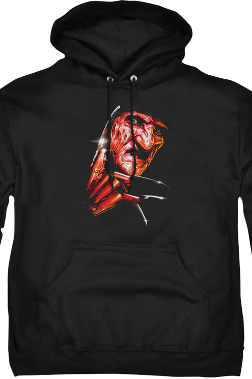 Freddy Close-Up Nightmare On Elm Street Hoodie