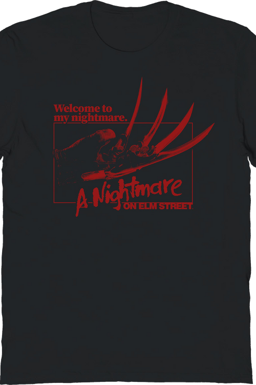 Freddy Krueger's Glove Nightmare On Elm Street T-Shirt