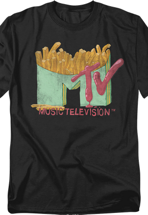 French Fries Logo MTV T-Shirt