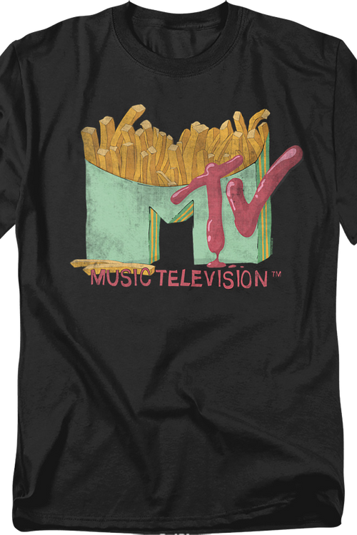 French Fries Logo MTV T-Shirt