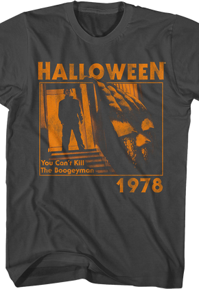 Front & Back 1978 Boogeyman Halloween T-Shirt