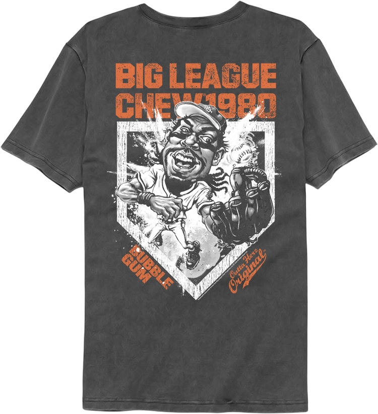 Front & Back 1980 Big League Chew Comfort Colors Brand T-Shirt