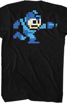 Front & Back 8-Bit Mega Man T-Shirt