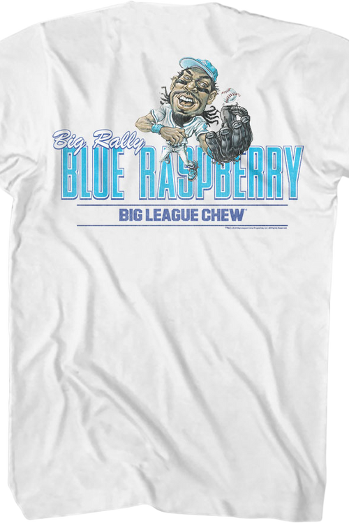 Front & Back Big Rally Blue Raspberry Big League Chew T-Shirt