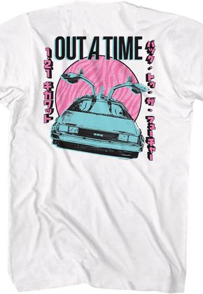 Front & Back DeLorean Back To The Future T-Shirt