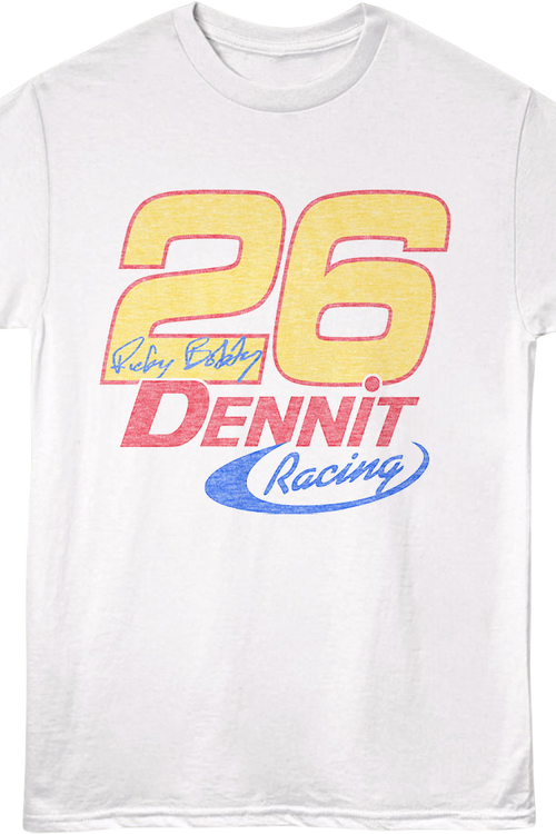 Front & Back Dennit Racing Talladega Nights T-Shirt