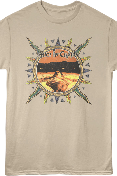 Front & Back Dirt Sun Photo Alice In Chains T-Shirt