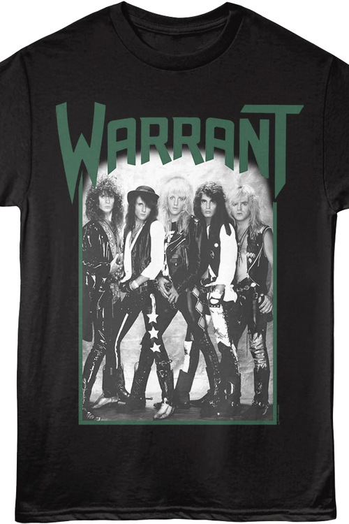 Front & Back Dirty Rotten Filthy Stinking Rich Warrant T-Shirt