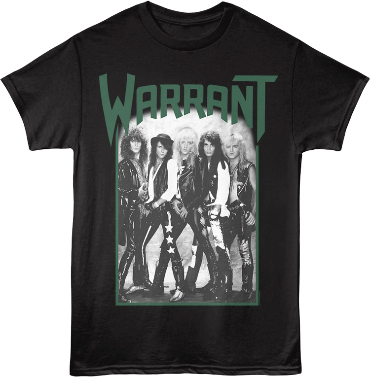 Front & Back Dirty Rotten Filthy Stinking Rich Warrant T-Shirt