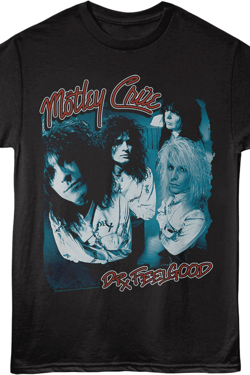 Front & Back Dr. Feelgood Motley Crue T-Shirt