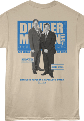 Front & Back Dwight & Michael The Office T-Shirt