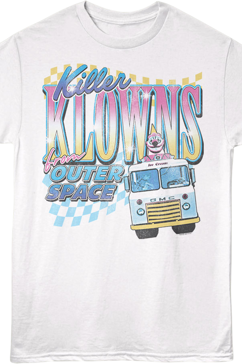 Front & Back Ice Cream Truck Killer Klowns From Outer Space T-Shirt