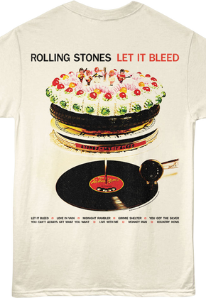 Front & Back Let It Bleed Rolling Stones T-Shirt