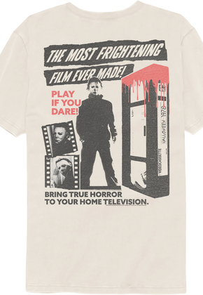 Front & Back True Horror Halloween Comfort Colors Brand T-Shirt
