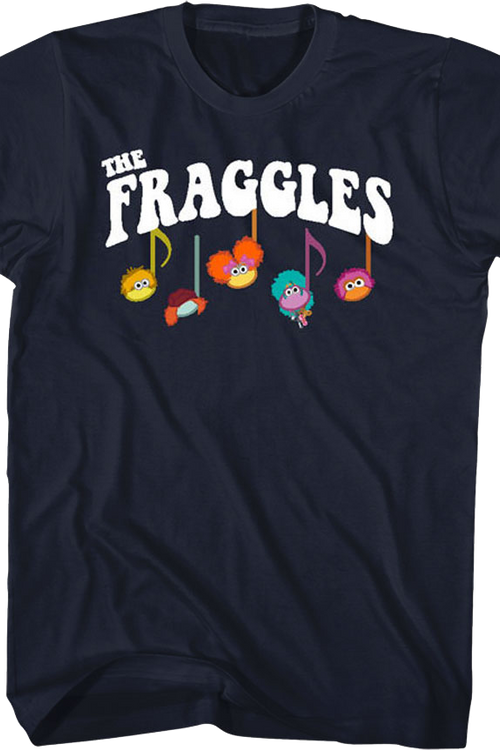 Front & Back Music Notes Fraggle Rock T-Shirt