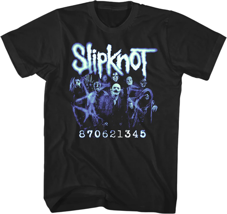 Front & Back Numbers Slipknot T-Shirt