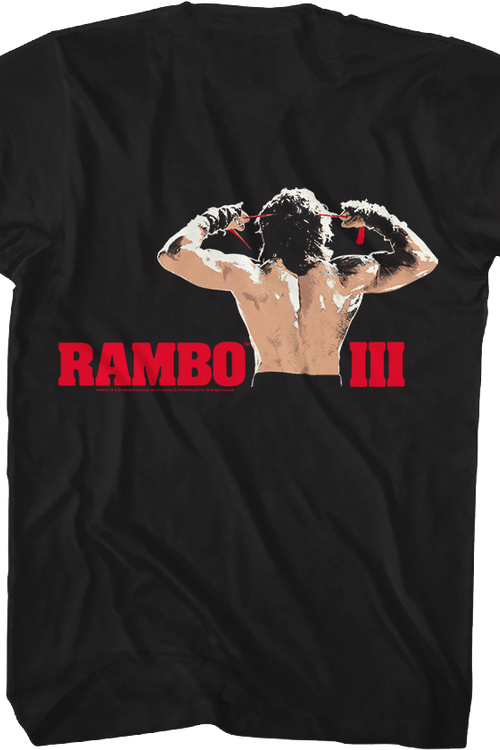 Front & Back Rambo III T-Shirt