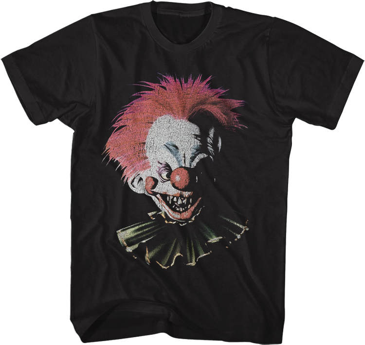 Front & Back Retro Alien Bozos Killer Klowns From Outer Space T-Shirt