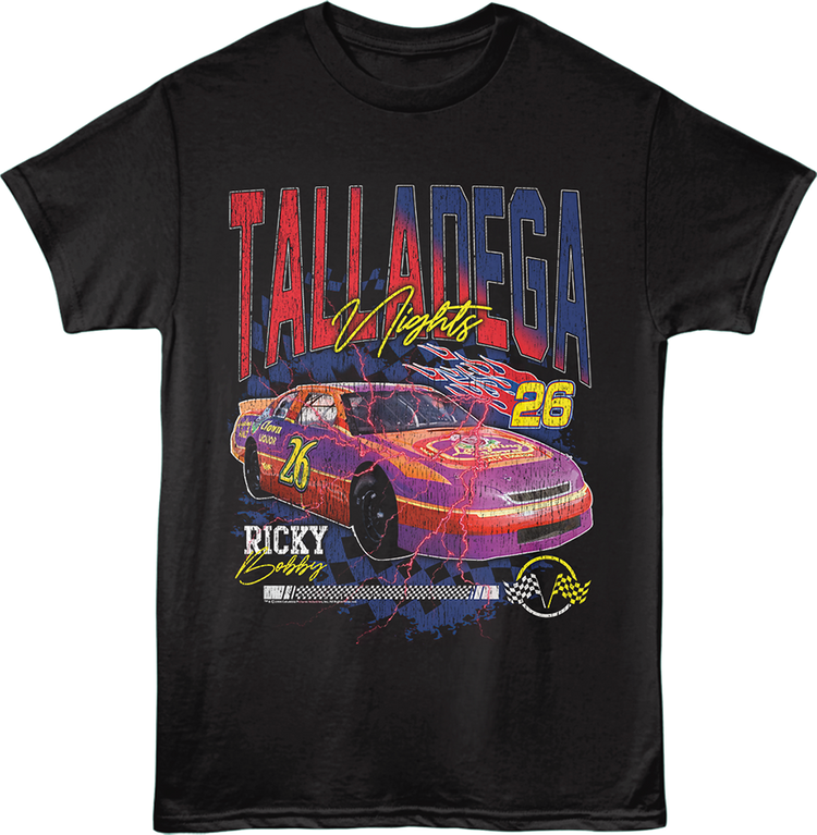 Front & Back Ricky Bobby Lightning Talladega Nights T-Shirt