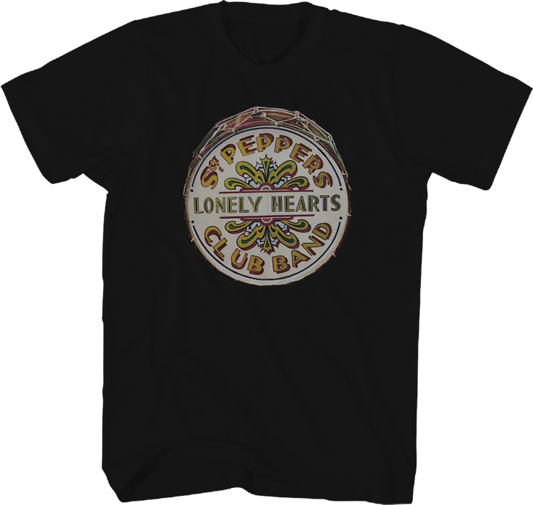 Front & Back Sgt. Pepper's Lonely Hearts Club Band Beatles T-Shirt