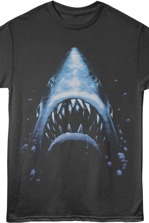 Front & Back You'll Never Go In The Water Again Jaws T-Shirt