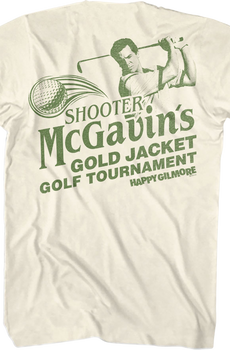 Front & Back Shooter McGavin's Golf Tournament Happy Gilmore T-Shirt