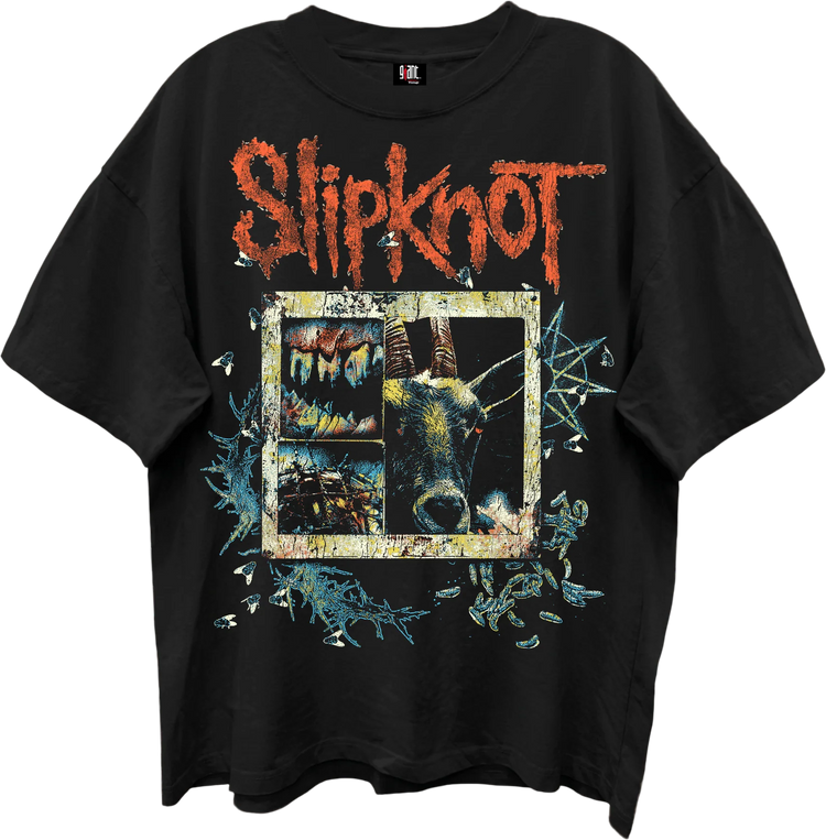 Front & Back Slipknot Oversized T-Shirt