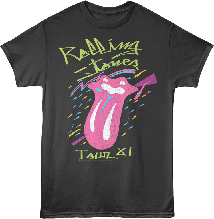 Front & Back Stoned At The Dome Rolling Stones T-Shirt