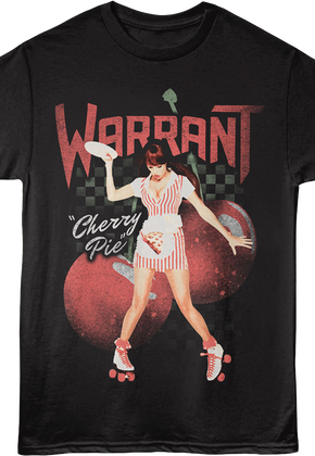 Front & Back Tastes So Good Cherry Pie Warrant T-Shirt