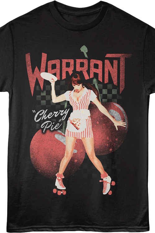 Front & Back Tastes So Good Cherry Pie Warrant T-Shirt