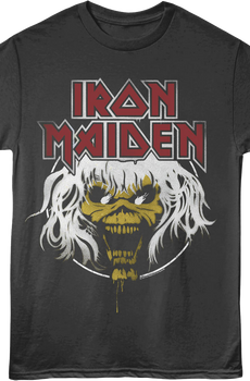 Front & Back The Beast On The Road World Tour Iron Maiden T-Shirt
