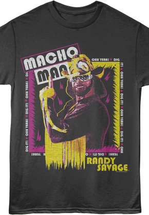Front & Back The Cream Rises To The Top Macho Man T-Shirt