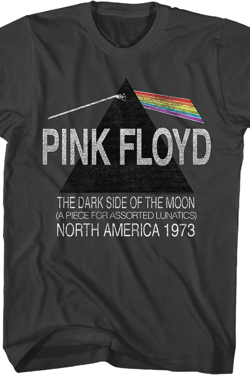 The Dark Side of the Moon North America 1973 Pink Floyd T-Shirt