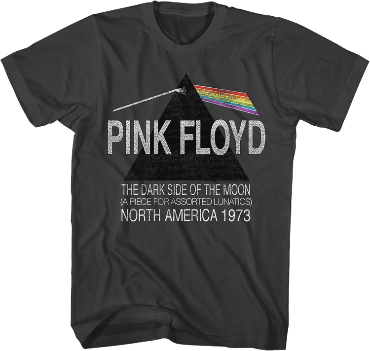 The Dark Side of the Moon North America 1973 Pink Floyd T-Shirt