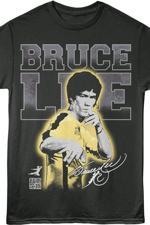 Front & Back The Dragon Bruce Lee T-Shirt