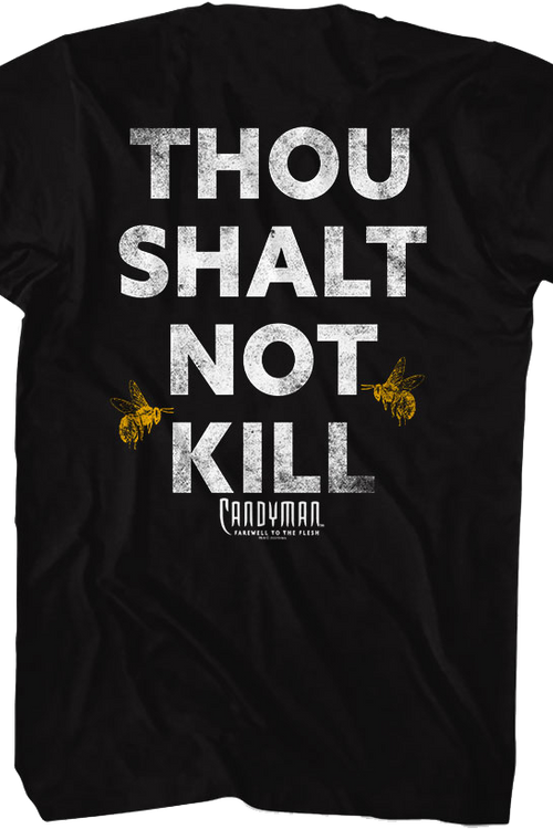Front & Back Thou Shalt Not Kill Candyman T-Shirt
