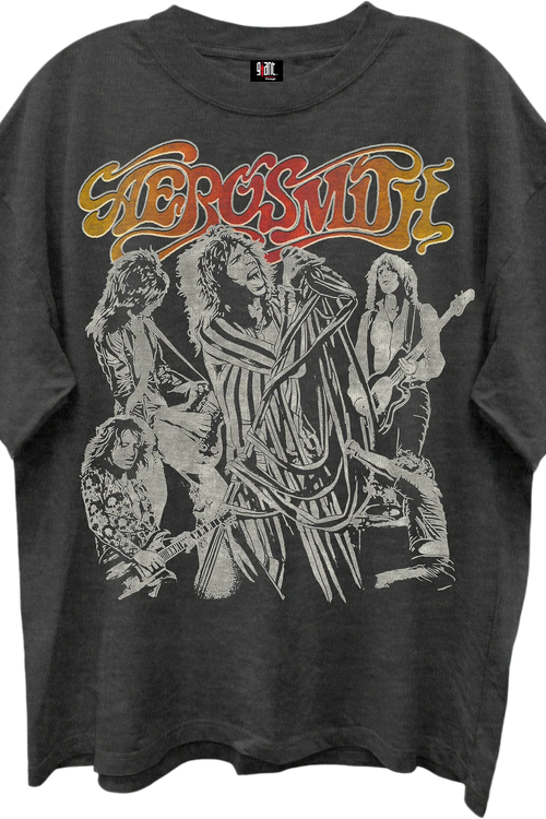Front & Back Toys In The Attic Tour '75 Aerosmith Oversized T-Shirt