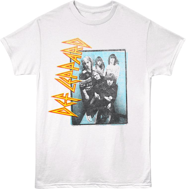 Front & Back UK Tour 87 Def Leppard T-Shirt