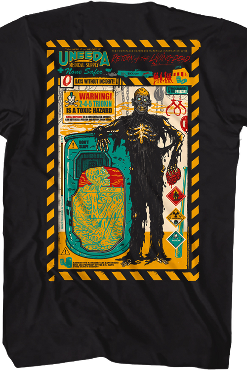 Front & Back Uneeda None Safer Return Of The Living Dead T-Shirt