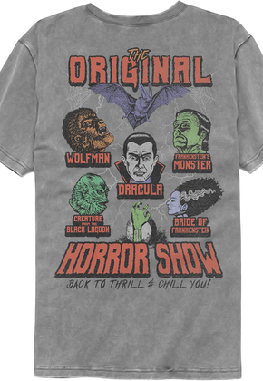 Front & Back Universal Monsters Comfort Colors Brand T-Shirt