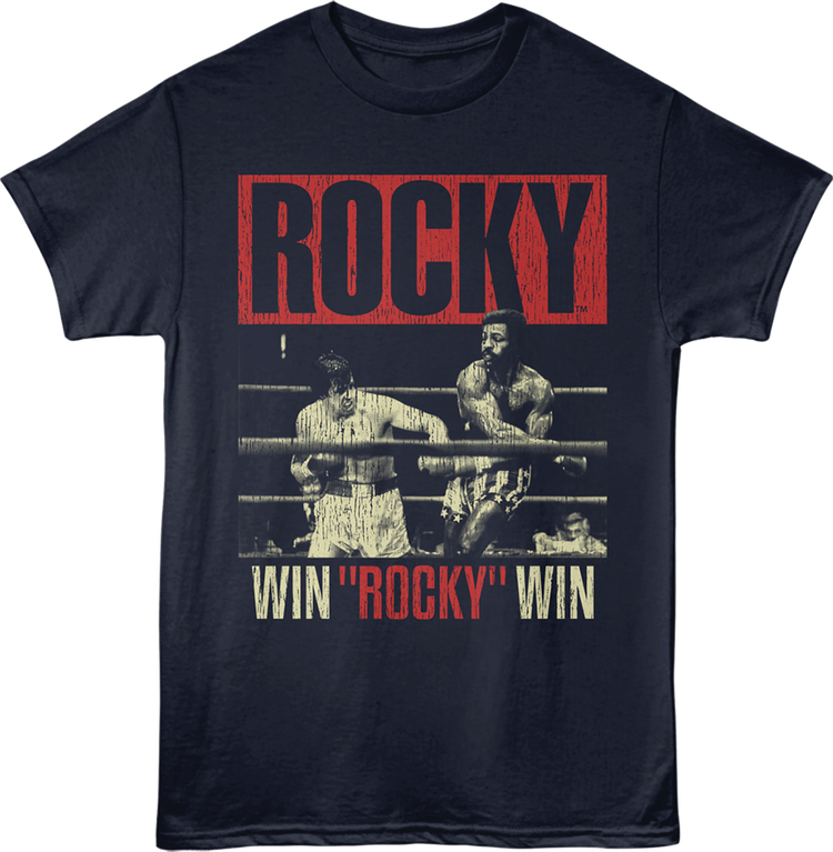 Front & Back Win Rocky T-Shirt