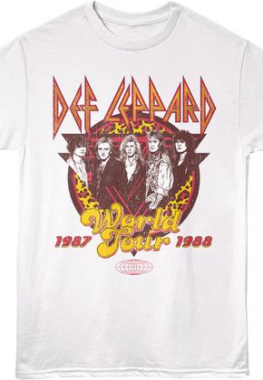 Front & Back World Tour 1987-1988 Def Leppard T-Shirt