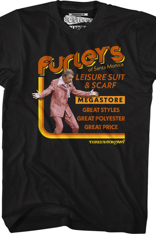 Furley's of Santa Monica Three's Company T-Shirt