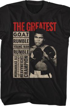 G.O.A.T. Muhammad Ali T-Shirt