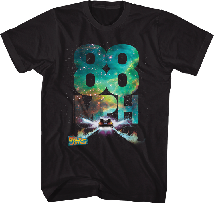 Galactic 88 Miles Per Hour Back To The Future T-Shirt