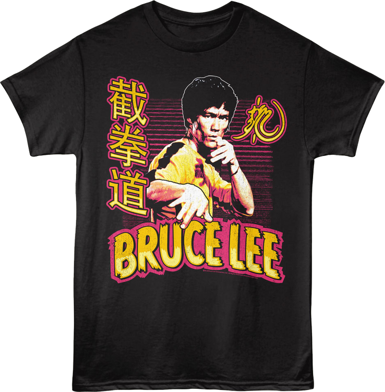 Game Of Death Action Pose Bruce Lee T-Shirt