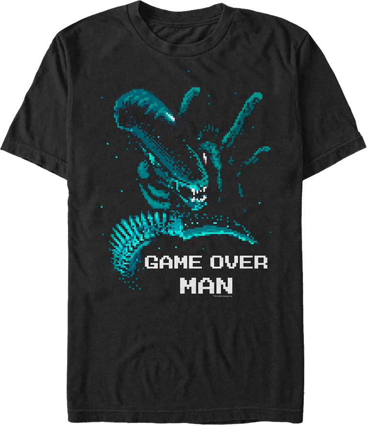 Game Over Man Aliens T-Shirt