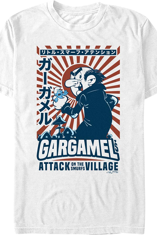 Gargamel's Attack On The Smurfs Village Smurfs T-Shirt